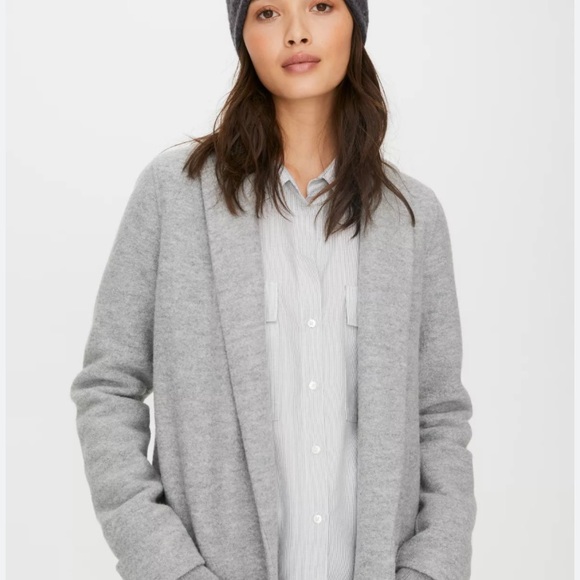 SOLD - Wilfred Luxe Lounge Wool Coat - Picture 2 of 6